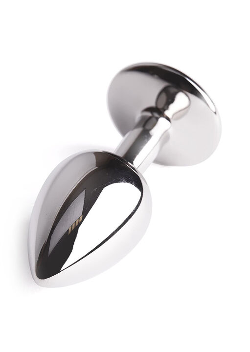 Round Metal Weighted Butt Plug image number 2.0