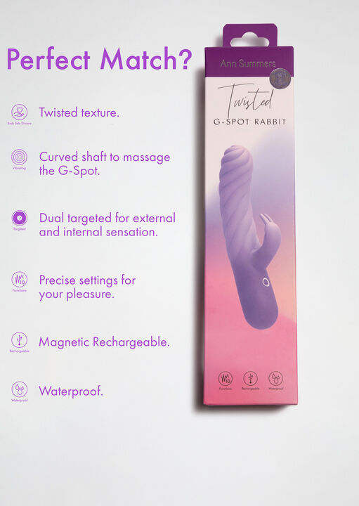 Rampant Rabbit Twisted Ripple G-Spot Vibrator image number 6.0