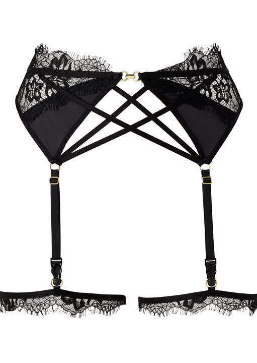 Dark Fantasy Lace Suspender Belt image number 5.0
