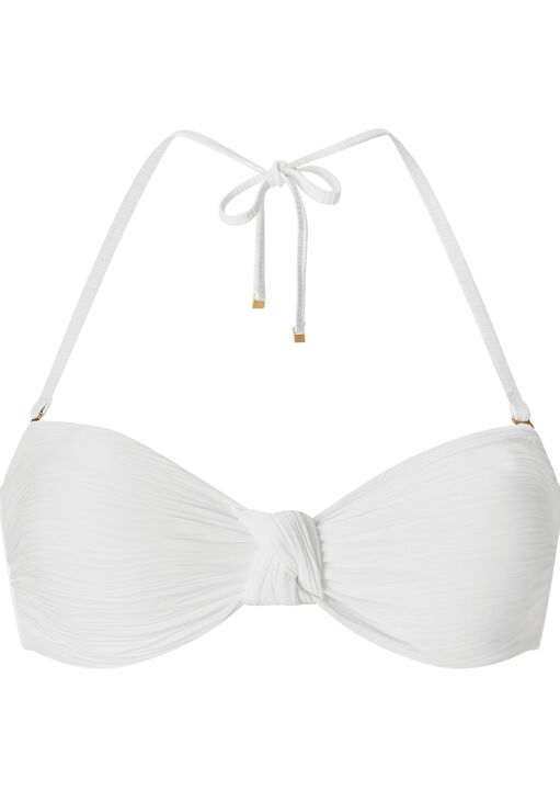 Crinkle Texture Non-Wired Bikini Top  image number 5.0