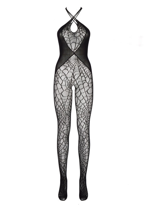 Black Widow Crotchless Bodystocking image number 3.0