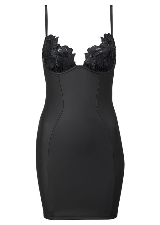 Fever Dream PU Mini Dress image number 4.0