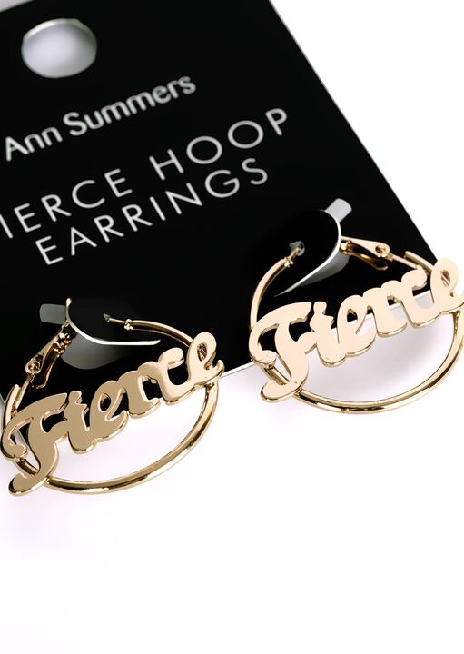 Fierce Hoop Earrings image number 4.0