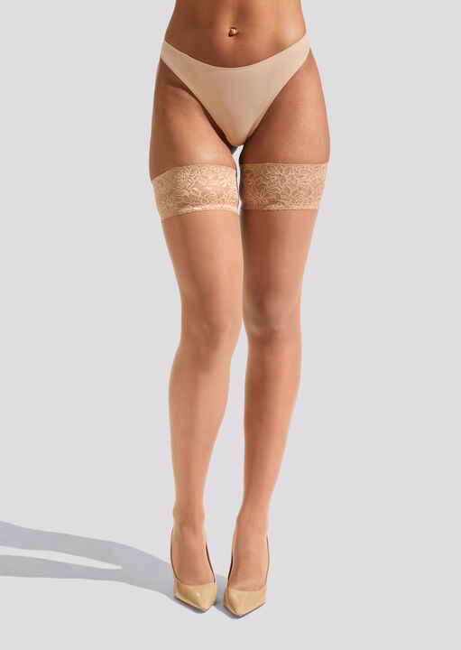 Lace Top Hold Ups image number 0.0