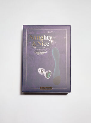 Naughty & Nice 2 Piece Couples Toy Gift Set