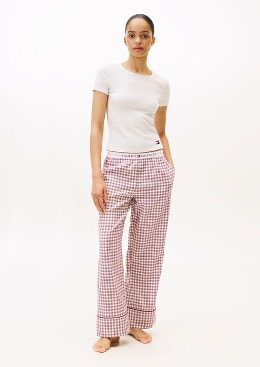 Holiday Flannel Wide Leg Pant image number 1.0