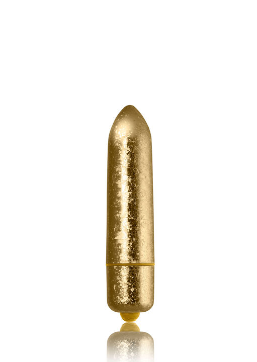 Frosted Fleurs Gold Bullet Vibrator image number 0.0