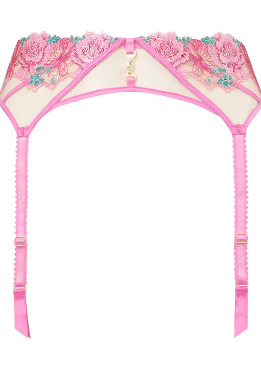 Caged Rose Suspender Belt image number 5.0