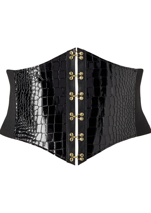 Cinched in Sin PU Waist Cincher image number 5.0
