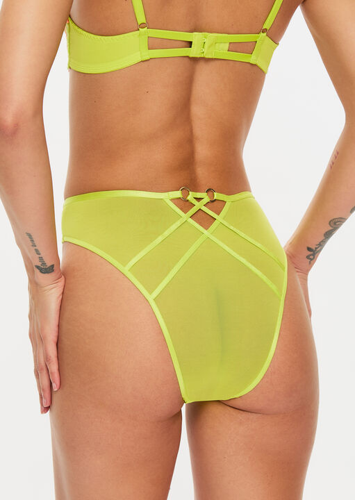 Paradise Glow High Waisted Brazilian Knickers image number 1.0
