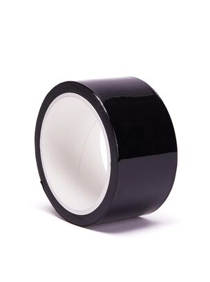 Non-Sticky PVC Bondage Tape - Black