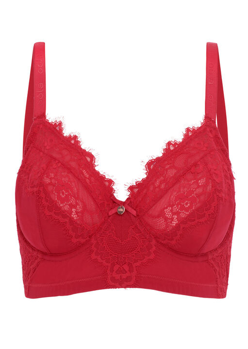 Lace Logo Longline Bra image number 4.0