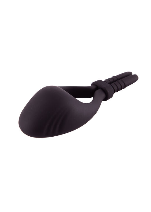Adjustable Vibrating Silicone Cock Ring image number 4.0