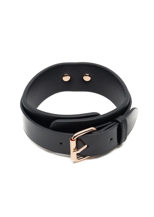 Signature Faux Leather Collar image number 2.0