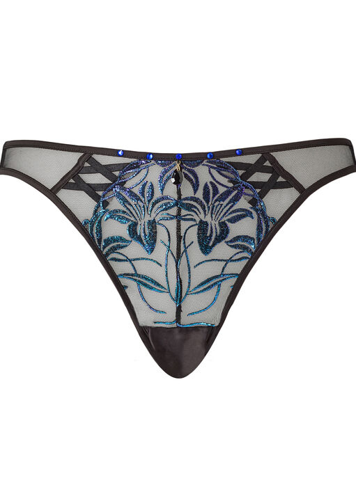 Twilight Tryst High Waisted Brazilian Knickers image number 4.0