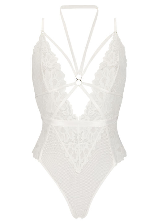 Confession Lace Crotchless Lingerie Body image number 5.0