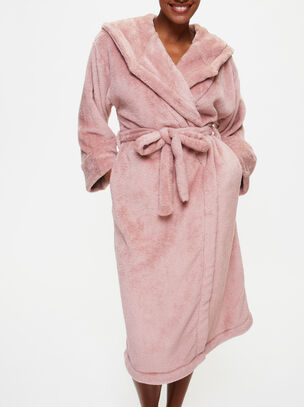 Rosa Cosy Robe - Pale Pink