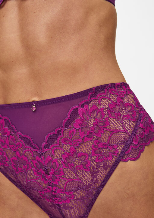 Sexy Lace High Waisted Brazilian image number 3.0