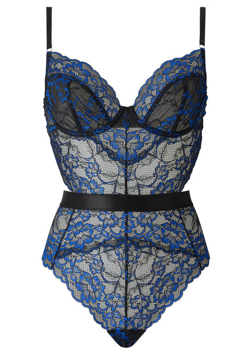 Hold Me Tight Lace Two-Tone Lingerie Body image number 5.0