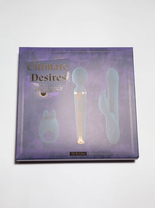 Ultimate Desires Waterproof Silicone 3 Piece Couples Toy Gift Set