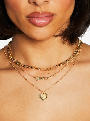 Gold Queer Necklace