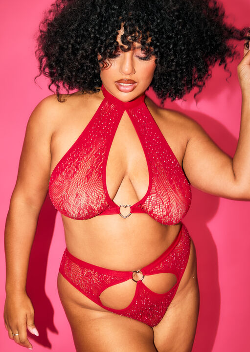 Heartthrob Crotchless Set image number 2.0