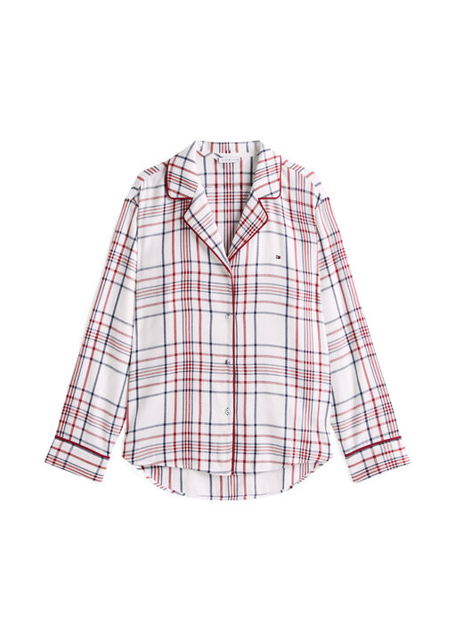 Holiday Flannel Long Sleeve Revere image number 5.0