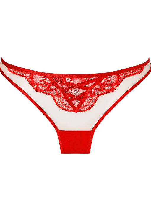 Kiss Me Later Lace Thong image number 3.0
