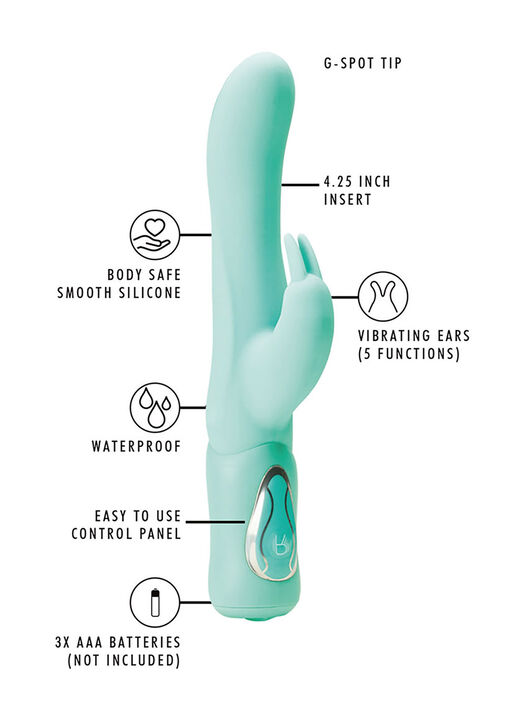 Rampant Rabbit Slim Waterproof Silicone Vibrator image number 1.0