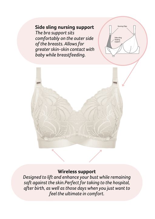 Warrior Soft Cup Nursing Bra image number 5.0