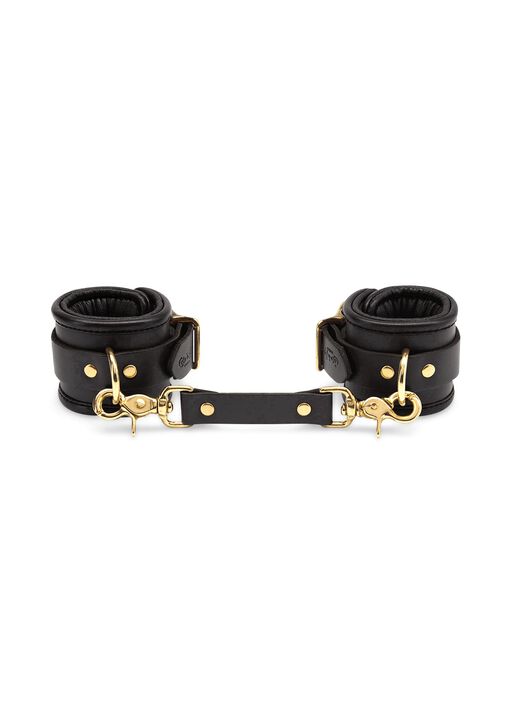Coco de Mer Leather Wrist Cuffs image number 2.0