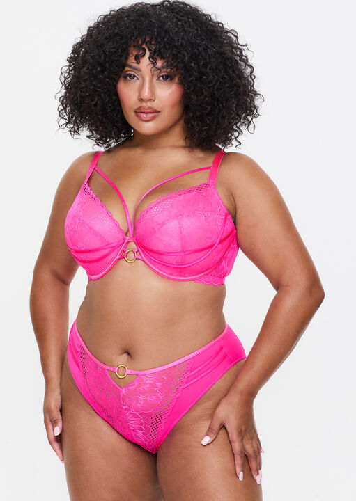 Compelling Padded Plunge Bra image number 8.0