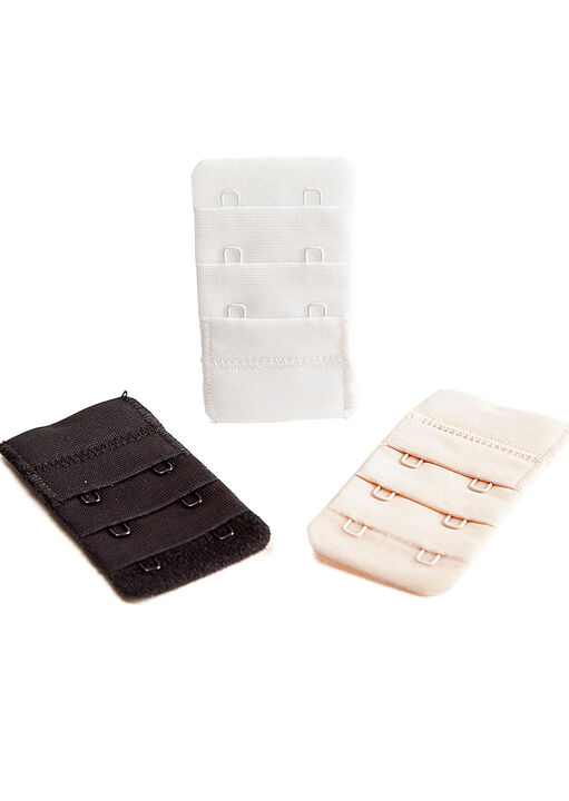 Hook & Eye Bra Extenders - Pack of 3 image number 3.0