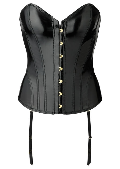 Heightened Desire PU Corset Top image number 7.0