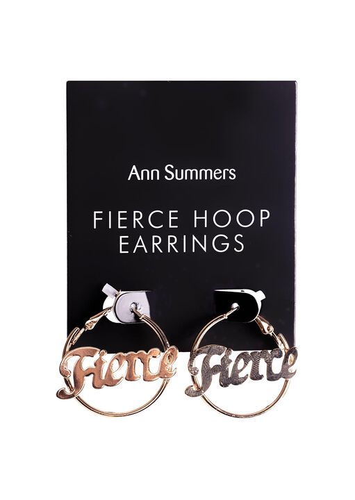 Fierce Hoop Earrings image number 3.0