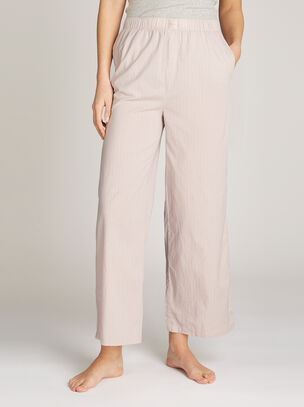Cotton Poplin Trouser - White