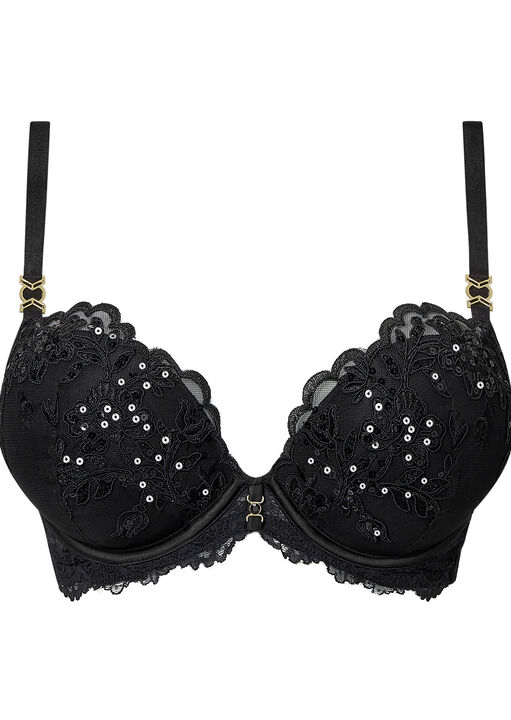 The Icon Fuller Bust Padded Plunge Bra image number 4.0