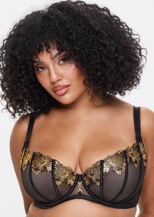 Caged Lily Non Padded Fuller Bust Balcony Bra image number 0.0