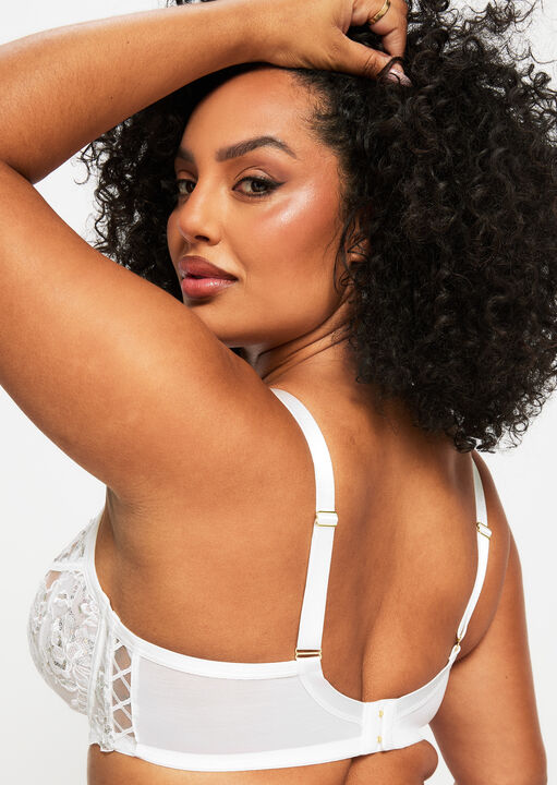 Endless Attraction Non Padded Fuller Bust Plunge Bra image number 3.0
