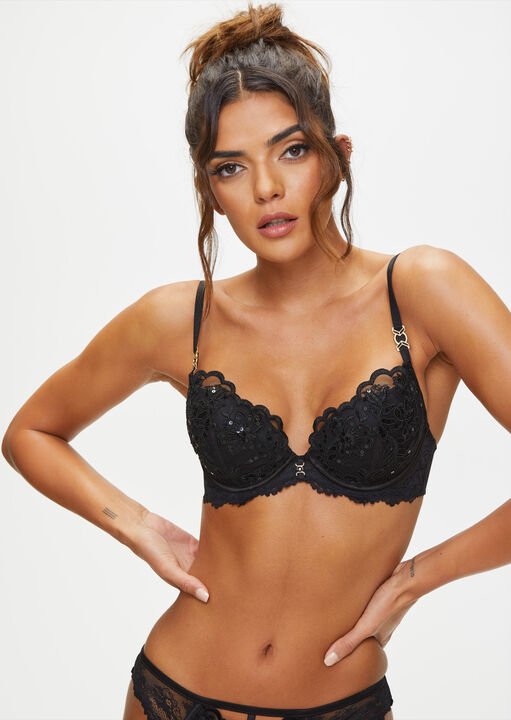 The Icon Padded Plunge Bra image number 1.0