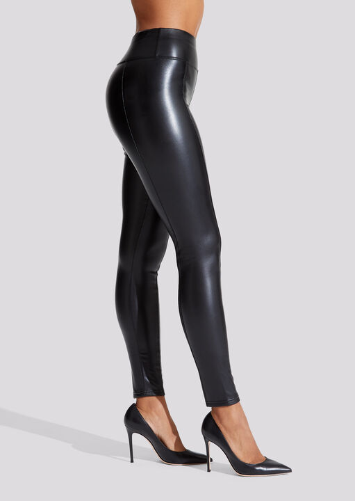 The PU Seamed Leggings image number 1.0