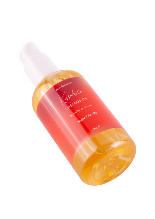 Strawberry Kissable Massage Oil 250ml image number 2.0