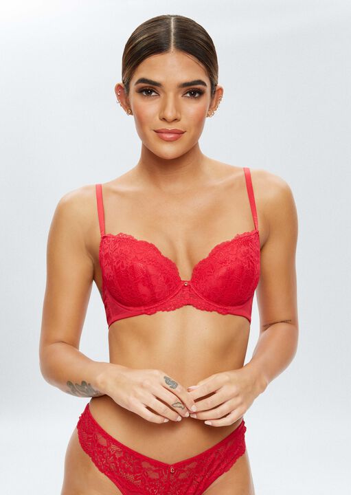 Sexy Lace Planet Padded Plunge Bra image number 10.0