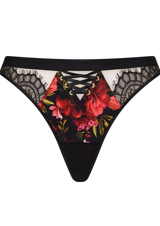 Enchanting Rose Thong image number 4.0