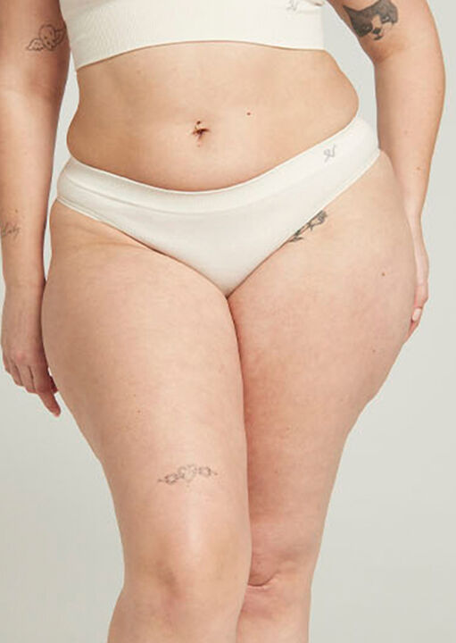 The Tencel Seamless High Leg Brief image number 0.0