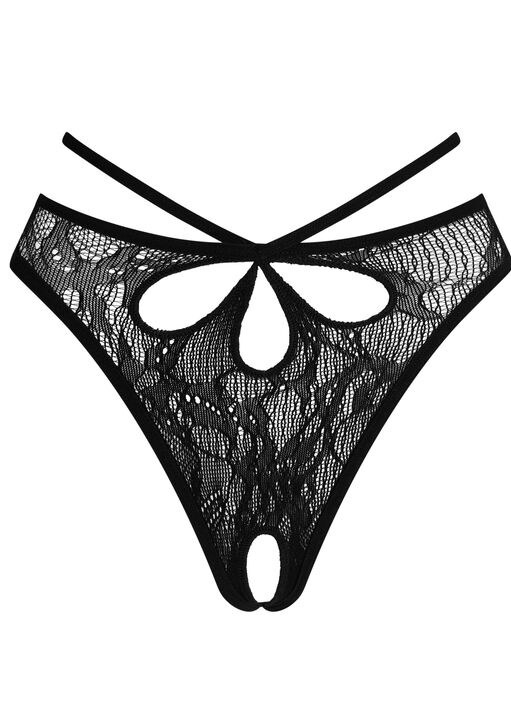 Dare Me Crotchless Brazilian Knickers image number 3.0