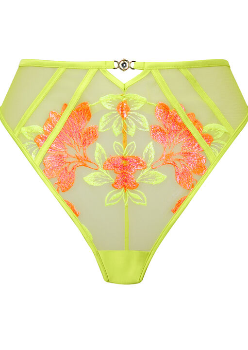 Paradise Glow High Waisted Brazilian Knickers image number 5.0