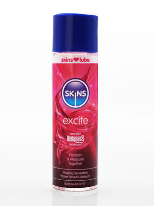 Skins Excite Tingling Water-Based Lubricant - 130ml
