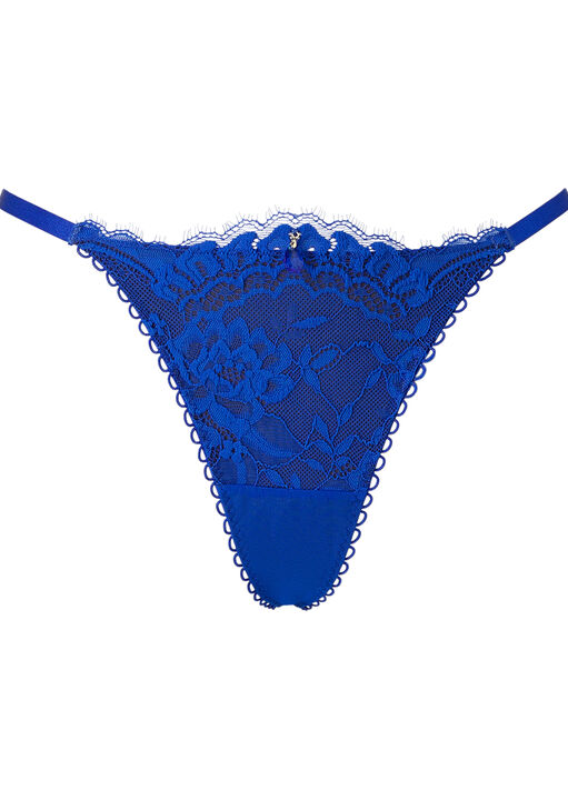 Availing Lace Floral G-String image number 4.0