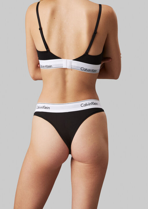 Modern Cotton Triangle Bralette image number 2.0